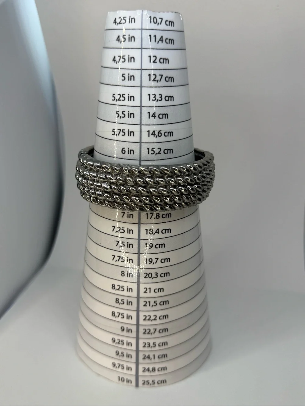 Chunky Twisted Link Silver Bracelet